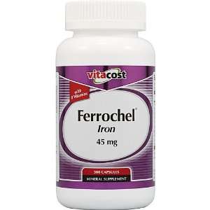  Vitacost Ferrochel Iron with B Vitamins    45 mg   300 