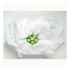  Embroidered Turtle Bloomers, Set of Two Baby