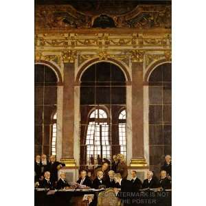  Treaty of Versailles Signing in the Hall of Mirrors   24 