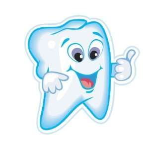     Happy Tooth Teeth Dentist Dental Round Sticker 