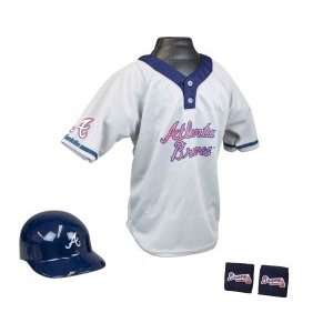 Atlanta Braves Baseball Kids Helmet and Jersey Set  Sports 