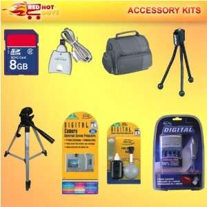  ACCESSORY KIT+8.0GB FOR CANON SX10 SX10 IS SX110 IS 