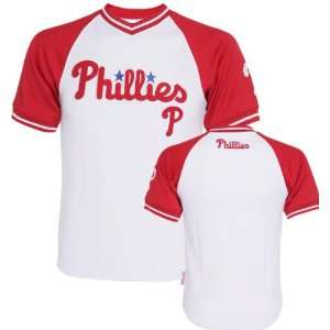   Phillies Youth Jersey Stitches White V Neck Youth Jersey Sports