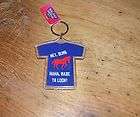 BLUE SHAPED T SHIRT KEYCHAIN FUNNY SAYING