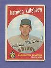 harmon killebrew   from 1959 topps baseball set high series card #515