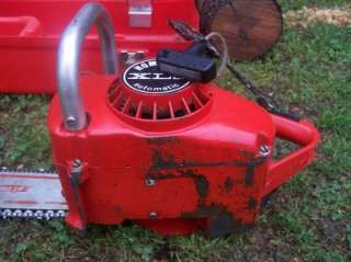 Vintage Homelite XL2 Automatic Limbing Chainsaw 12 Case Parts Easy 