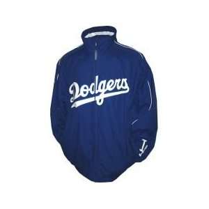  Randy Wolf #52 2007 Dodgers Game Used Full Zip Light 
