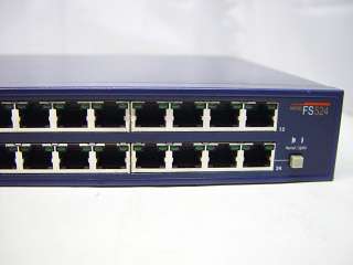 Netgear Model FS524 ProSafe 10/100 Mbps 24 Port External Fast Ethernet 