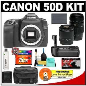 50D Digital SLR Camera Body + Canon BG E2N Grip + Tamron 28 80mm & 70 