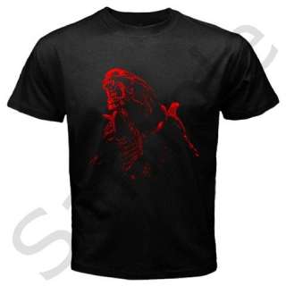 ALIEN Xenomorph Cool Red Stencil Black T shirts S   3XL  