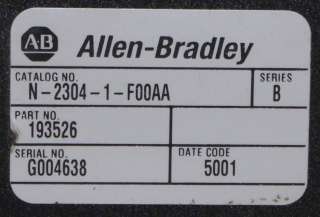 Allen Bradley N 2304 1 F00AA Servo Motor ++ NICE ++  