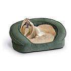   Deluxe Orthopaedic Bolster Sleeper Medium Green Paw Pet Dog Cat Bed