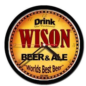  WISON beer and ale cerveza wall clock 