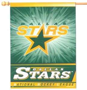 DALLAS STARS NHL 27X37 VERTICAL HOUSE FLAG  