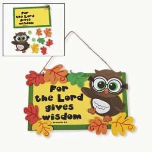  Inspirational Wise Owl Sign Craft Kit   Craft Kits 