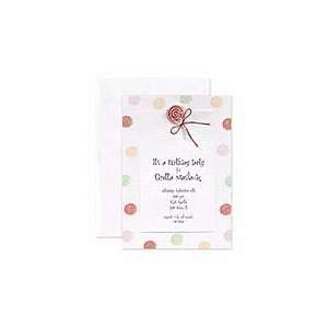    Lollipop Delight Birthday Party Invitations