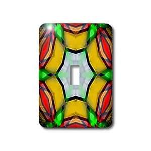 Dinas Abstract Design   Beautiful and colorful design   Light Switch 
