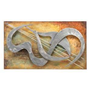   Wall Art Multi Color Abstract Music Musical 32w, 19h