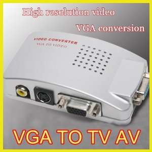  PC VGA to TV Video AV Signal Converter video Switch Box 
