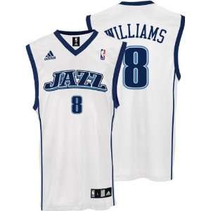 Deron Williams Youth Jersey adidas White Replica #8 Utah Jazz Jersey 