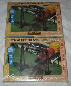   Plasticville U.S.A. HO Signal Bridges #2620 Kits still plastic sealed