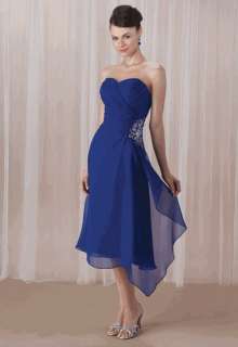 New Sweetheart Chiffon Evening Party Prom Gown Bridesmaid Dress 