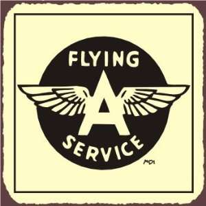   Art Airplane Wings Aviation Tin Metal Retro Tin Sign