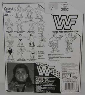 RARE WWF WWE 1991 Hasbro BRUTUS Barber Beefcake Flattop Series 3 