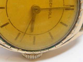 Vintage Ingersoll US Time 2842 Mens Watch Wrist Spring Like Band Not 