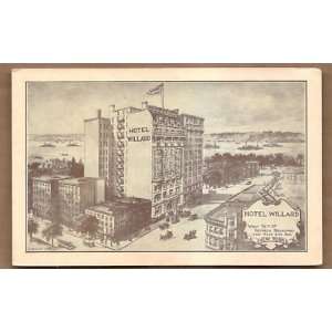  Postcard Hotel Willard New York City 