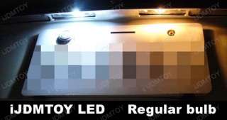 White 2 SMD 2825 168 194 LED License Plate Lights #C5  