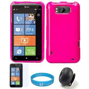   Windows Smart Phone + Clear Screen Protector + Black Rubber Suction
