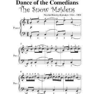  Dance of the Comedians Snow Maiden Rimsky Korsakov Easy 