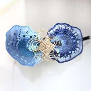  Embroidery Textile with Sequin Beads Band 
