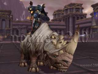 Wooly White Rhino Loot Card World of Warcraft Mount WoW  