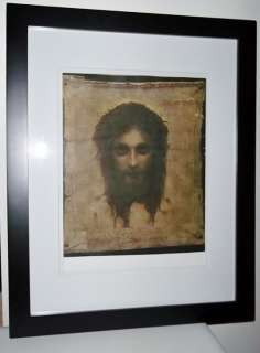   CHRISTUS ART PICTURE   MOVING EYES UNIQUE TO LOOK AT. 137 YRS OLD