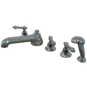 Elements of Design ES43015AL New York Two Handle Roman Tub Filler with 