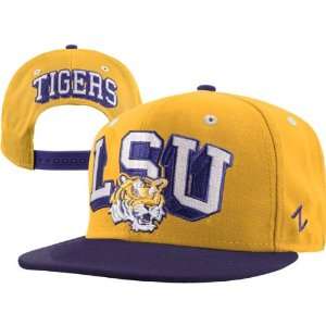 LSU Tigers Blockbuster Adjustable Snapback Hat  Sports 