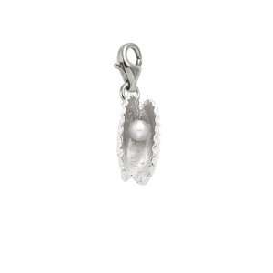  Rembrandt Charms Shell with Pearl Charm with Lobster Clasp 