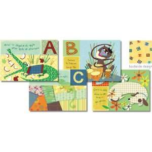   ABCD Animal Action Set of 4 Placemats by Flick, Jessica Toys & Games