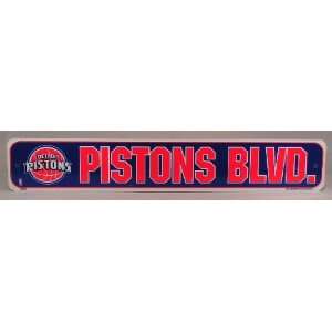  Detroit Pistons Blvd. Street Sign NBA Licensed