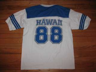 Vintage 80s HAWAII 1988 JERSEY t shirt surf pearl jam  