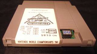 RARE World Championships 1990 NES Nintendo Grey Game A+  