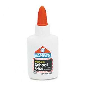  Elmers® Washable School Glue GLUE,WASHABLE,SCHL,1.25OZ 