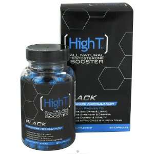  High T Black All Natural Testosterone Booster 120 Caps 