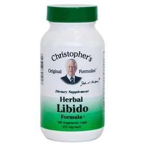 Herbal Libido Supplement, 100 Capsules   Dr. Christophers