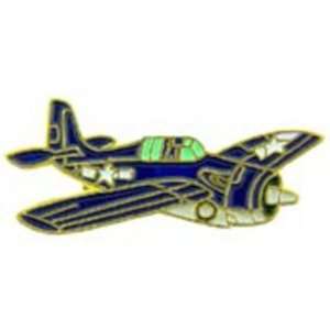  F 4F Wildcat Airplane Pin 1 1/2 Arts, Crafts & Sewing