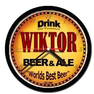  WIKTOR beer and ale cerveza wall clock 