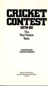 Cricket contest, 1979 80 The post Packer Tests