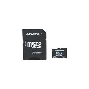  ADATA 32GB Class 4 Micro SDHC Flash Card with Adapter 